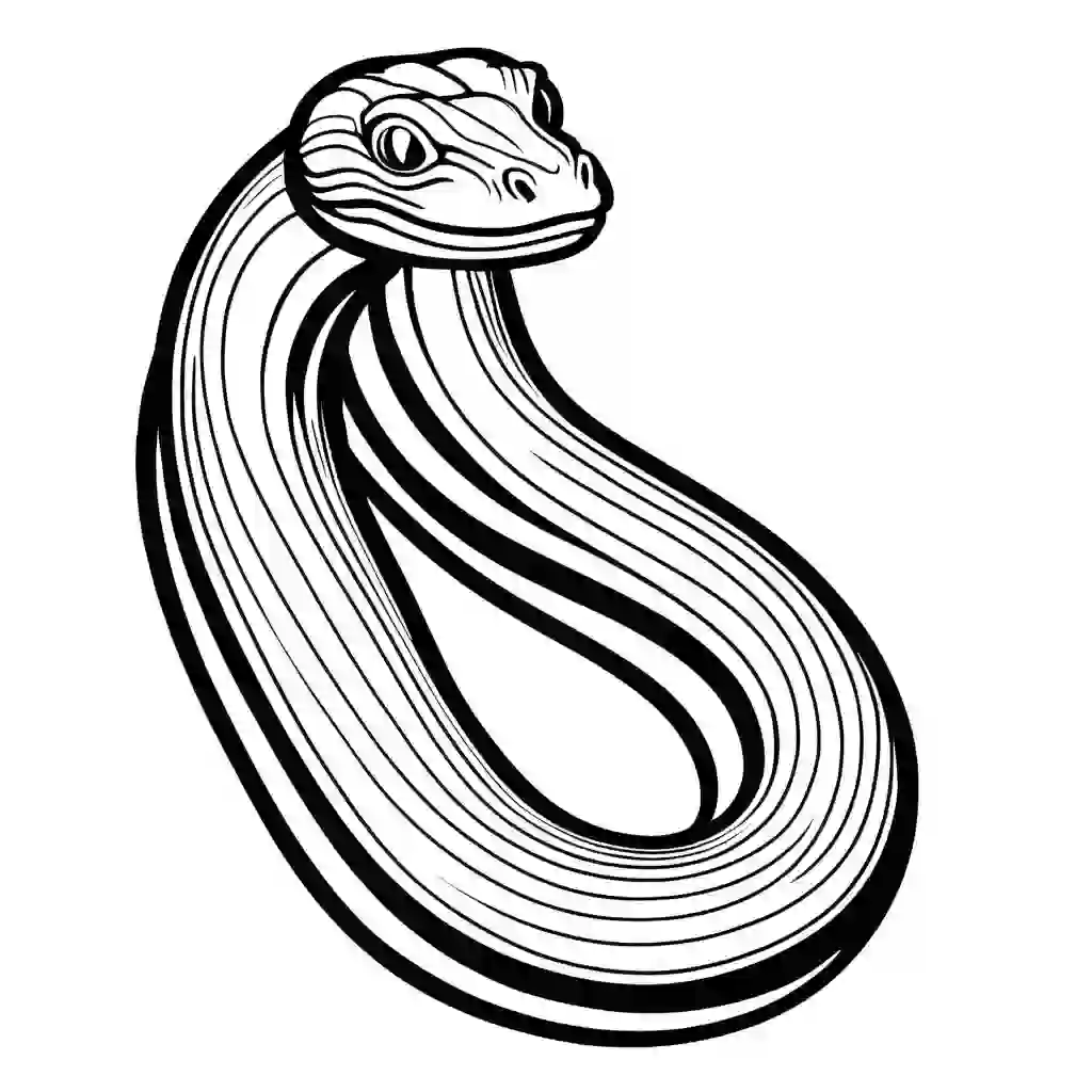 Pythons coloring pages